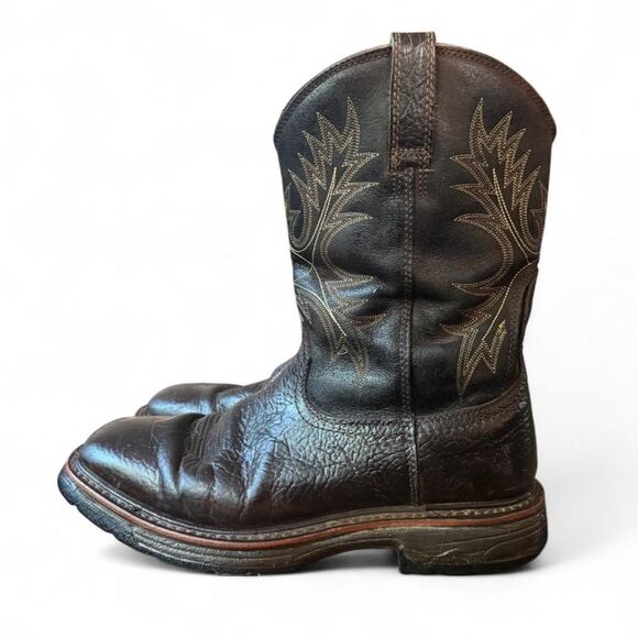 Ariat Work Waterproof EH Rated Men’s 11.5D Brown Leather Western Work Boots main image 7